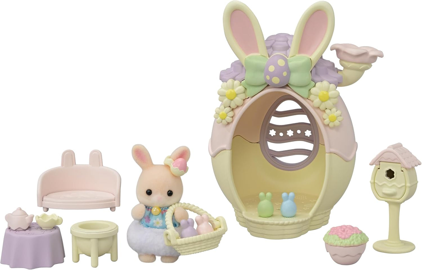 Sylvanian Families Set Margaret Rabbit's Easter Egg House