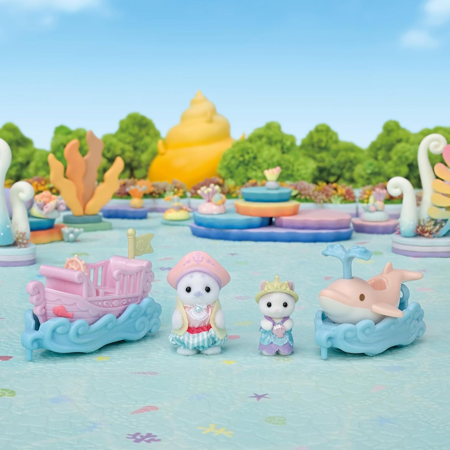 Sylvanian Family Set Yuenchi Norimono