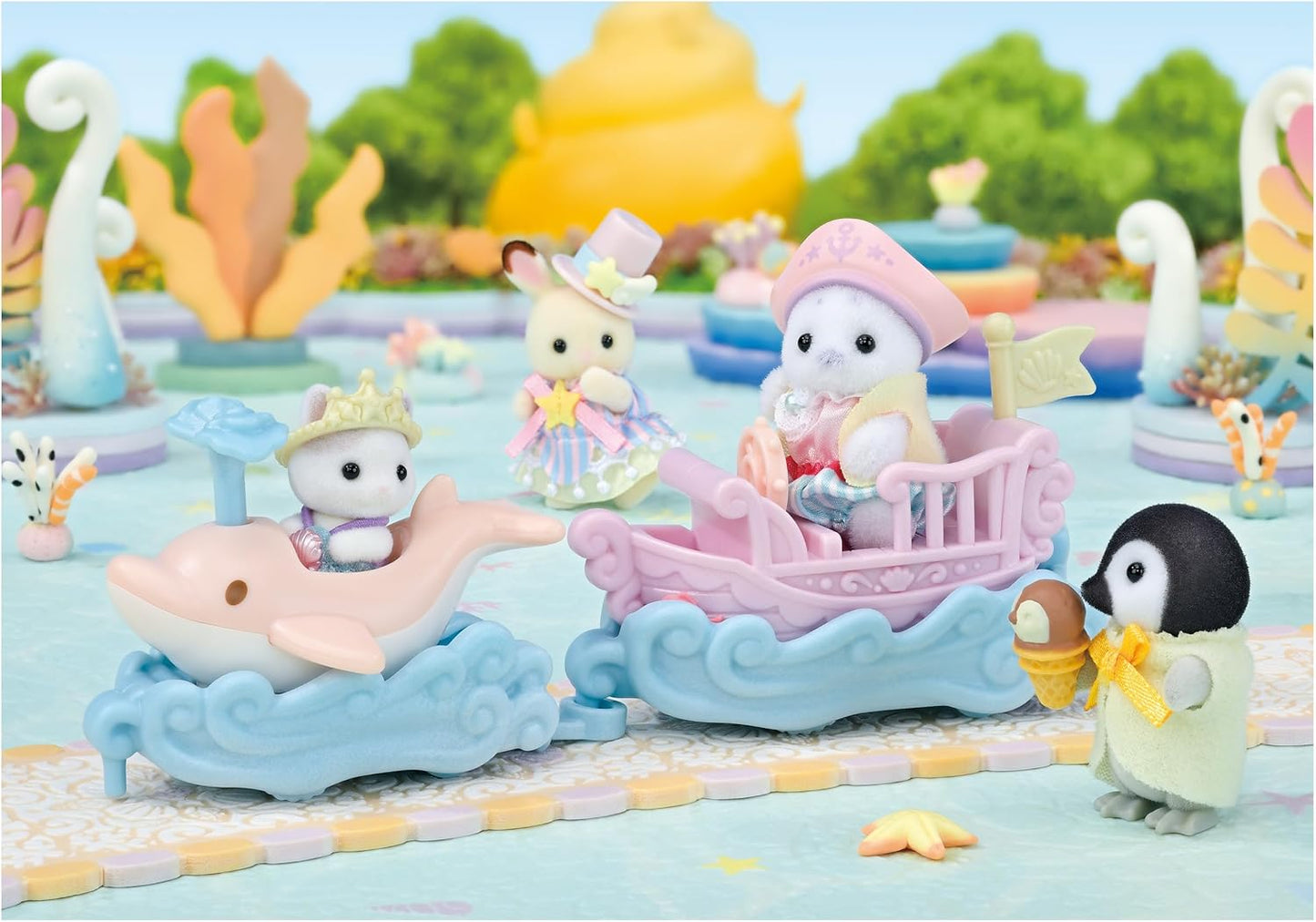 Sylvanian Family Set Yuenchi Norimono