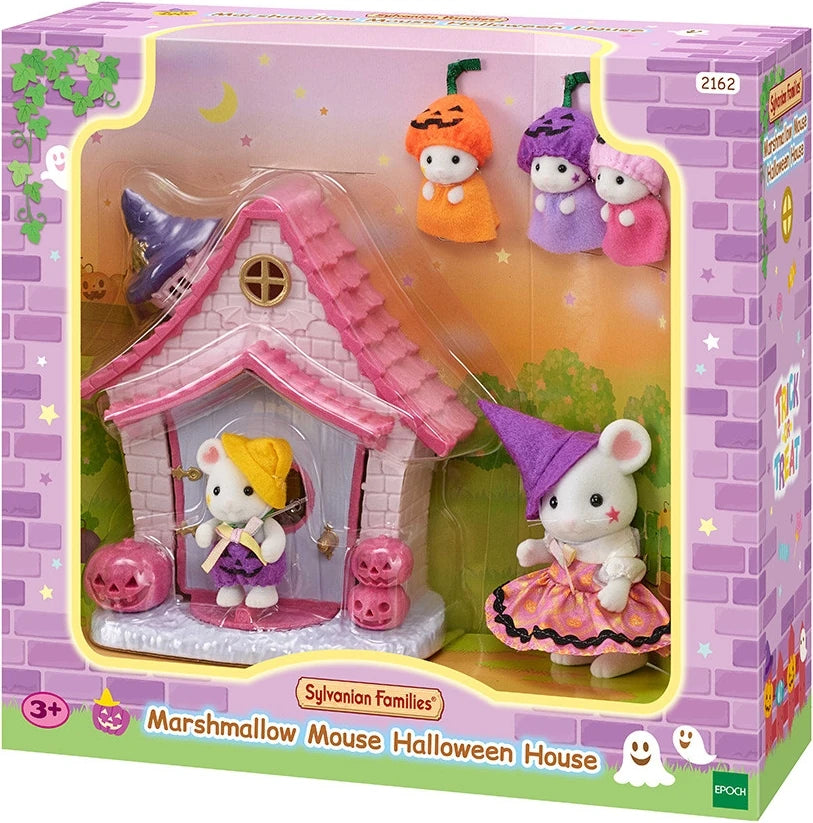 Sylvanian Families Set Marshmallow Mouse Halloween House