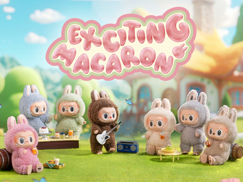 POP MART Labubu Exciting Macaron Series (Réplica AA)