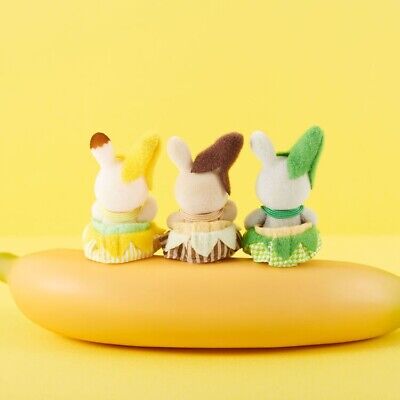 Sylvanian Families Set Baby Trio Banana