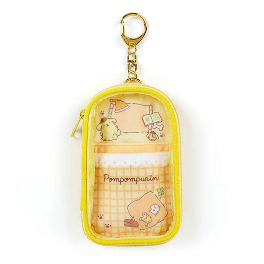 Soporte Transportador de Acrílico Sanrio, Pompompurin (Serie Enjoy Idol)