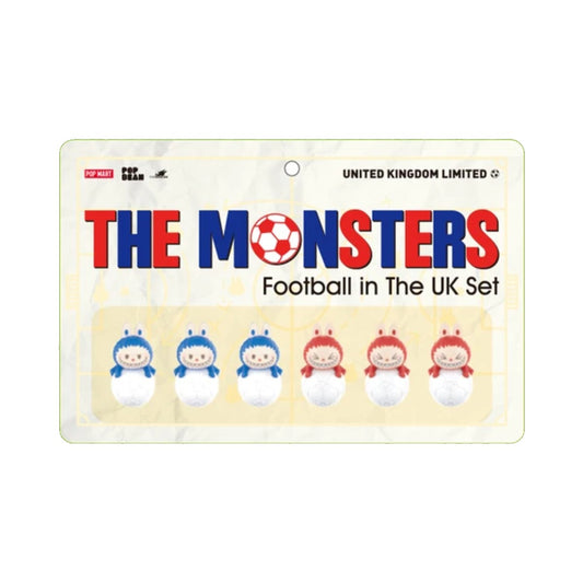 POP MART POP BEAN THE MONSTERS conjunto de fútbol en el Reino Unido (Set exclusivo de Reino Unido)
