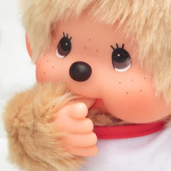 Peluche Monchhichi Premium Estándar Beige Niño, Talla M